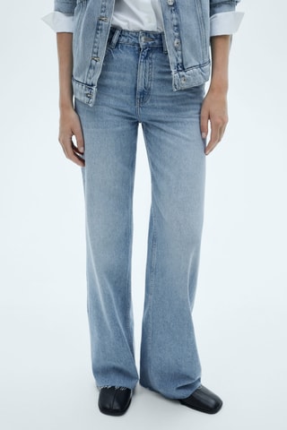 Jean Danila wideleg taille haute - Bleu