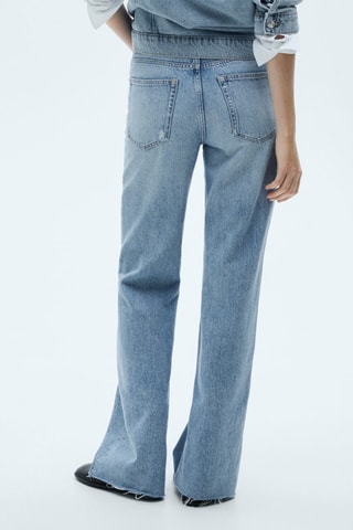 Jean Danila wideleg taille haute - Bleu