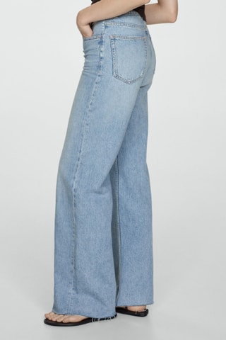 Jean Danila wideleg taille haute - Bleu