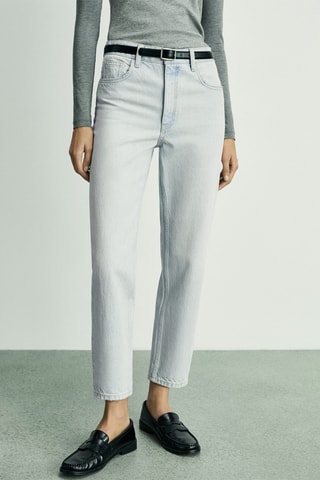 Jean Newmom confort taille haute - Bleu