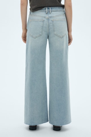 Jupe-culotte jean taille normale - Bleu