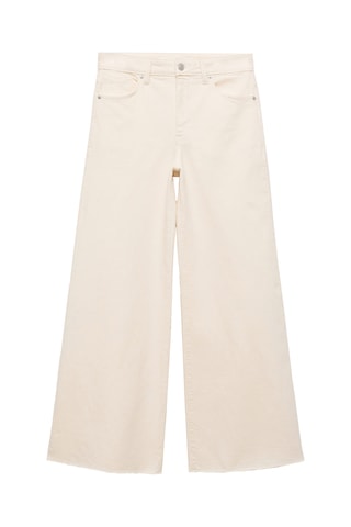 Jupe-culotte jean taille normale - Beige