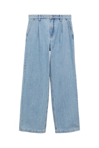 Jean Wideleg pinces - Bleu