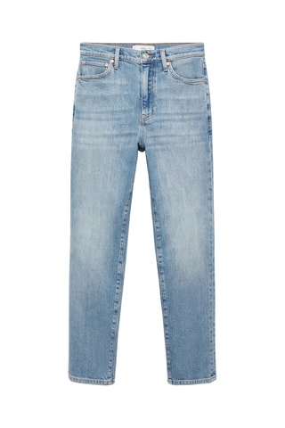 Jean Claudia slim crop - Bleu
