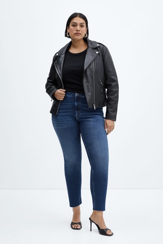 Jeans skinny crop - Bleu