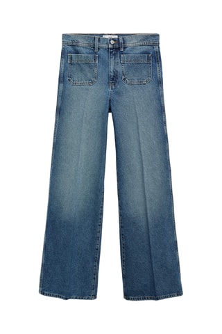 Jean wideleg poches - Bleu