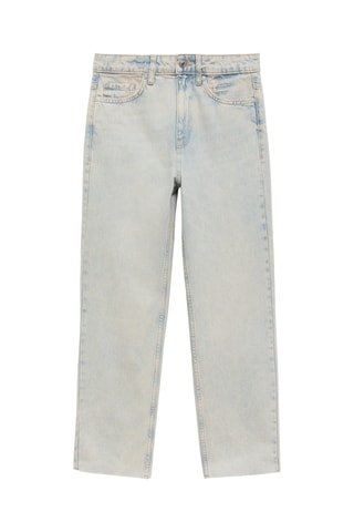 Jean Blanca droit crop - Bleu