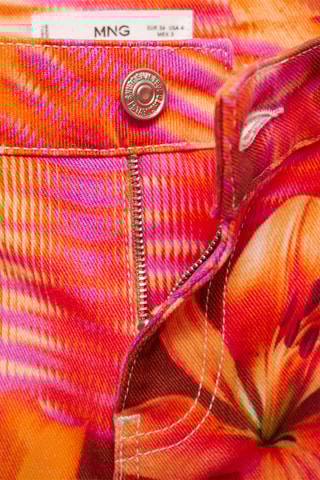 Jean wideleg imprimé - Rose