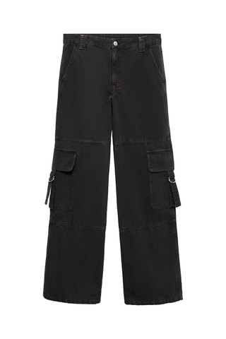 Jean cargo fermetures Éclair - Anthracite
