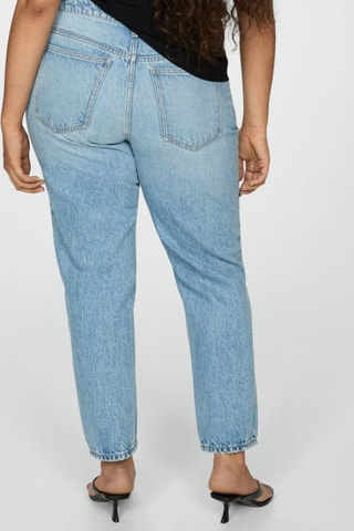 Jean Mom2000 mom taille haute - Bleu