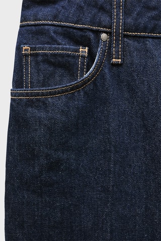 Jean wideleg rinse wash - Bleu