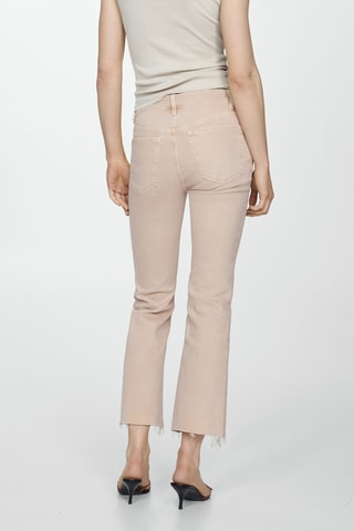 Jean Sienna flare crop - Beige
