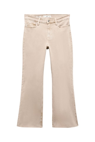Jean Sienna flare crop - Beige