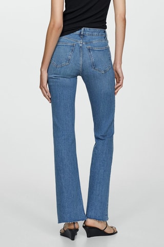 Jeans flare taille normale - Bleu