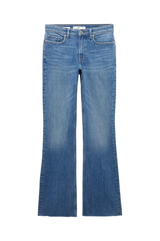 Jeans flare taille normale - Bleu