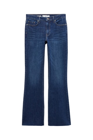 Jeans flare taille normale - Bleu