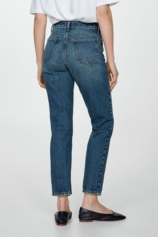 Jean Mom2000 mom taille haute - Bleu