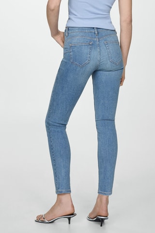 Jean skinny push-up - Bleu