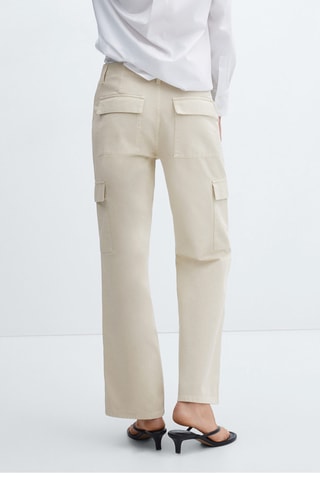 Jean cargo poches - Beige