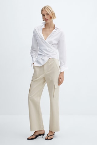 Jean cargo poches - Beige