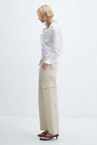 Jean cargo poches - Beige