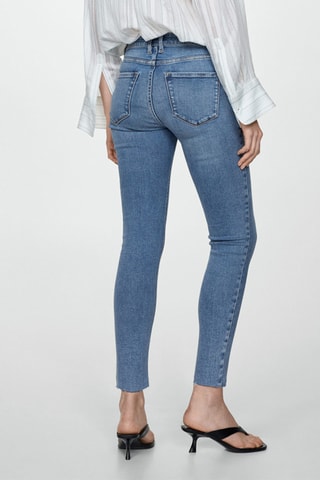 Jeans skinny crop - Bleu