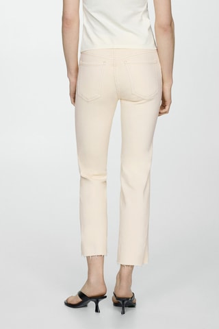 Jean Sienna flare crop - Écru
