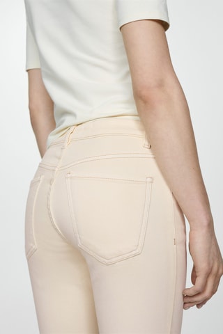 Jean Sienna flare crop - Écru