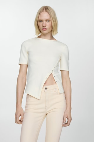 Jean Sienna flare crop - Écru