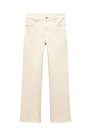 Jean Sienna flare crop - Écru