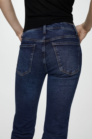 Jean Sienna flare crop - Bleu