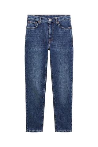 Jean Claudia slim crop - Bleu