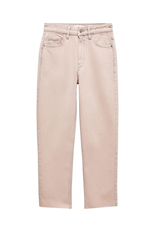 Jean droit crop - Rose
