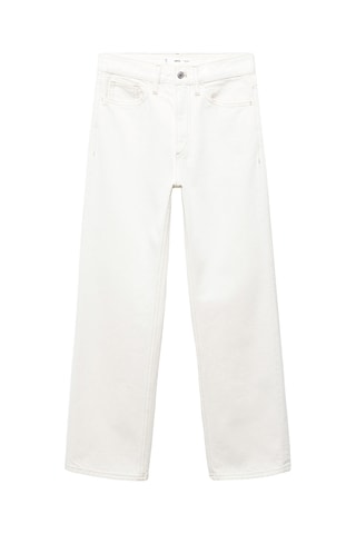 Jean droit taille normale - Blanc
