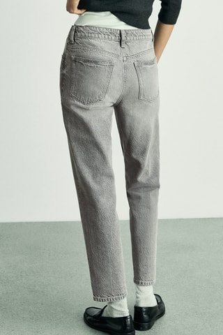 Jean Mom2000 mom taille haute - Gris