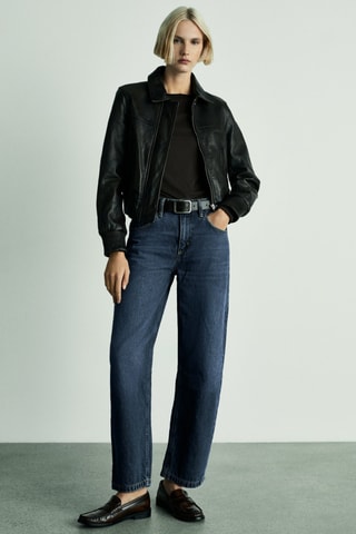 Jean Balloon taille haute - Bleu