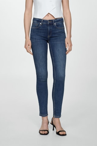 Jean skinny push-up - Bleu