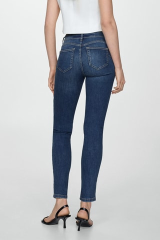 Jean skinny push-up - Bleu