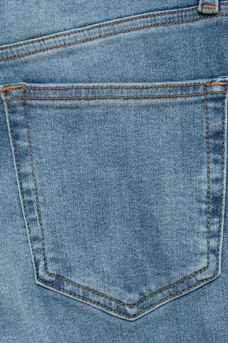 Jean skinny taille haute - Bleu