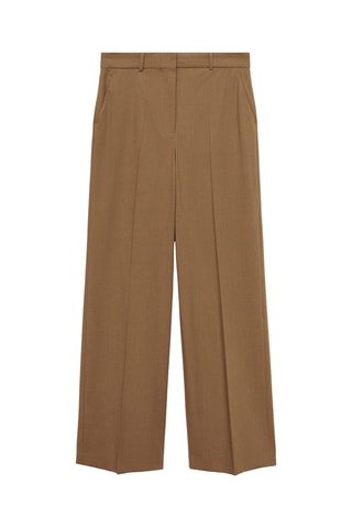 Pantalon costume pinces - Marron