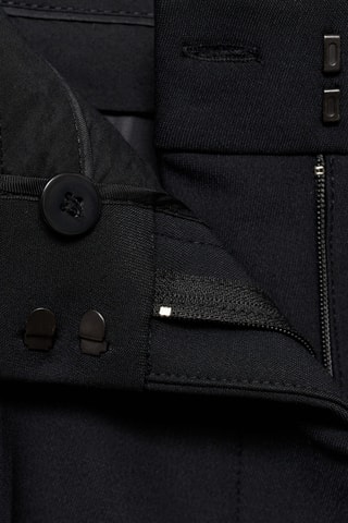 Pantalon évasé taille normale - Noir