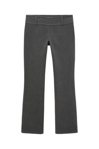 Pantalon évasé taille base - Gris
