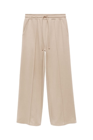 Pantalon droit coutures - Beige