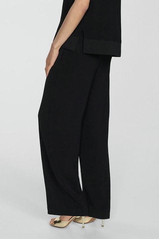 Pantalon fluide wideleg - Noir