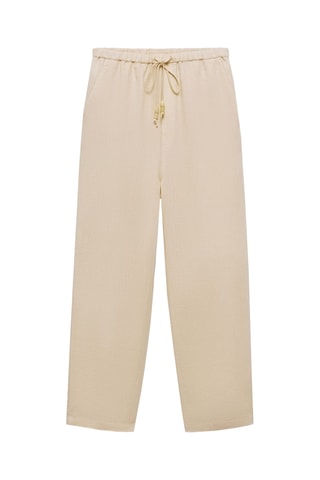 Pantalon jogging lin - Beige