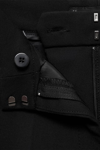 Pantalon flare poches - Noir