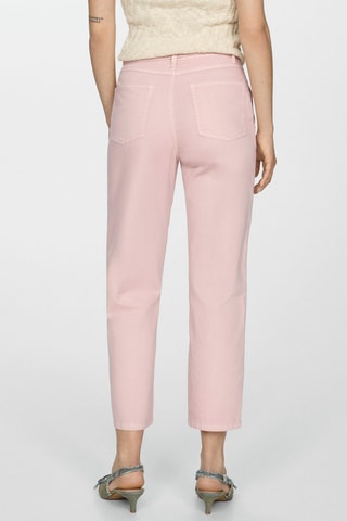 Jean slouchy ceinture - Rose