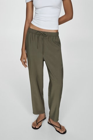 Pantalon de jogging cordon - Kaki