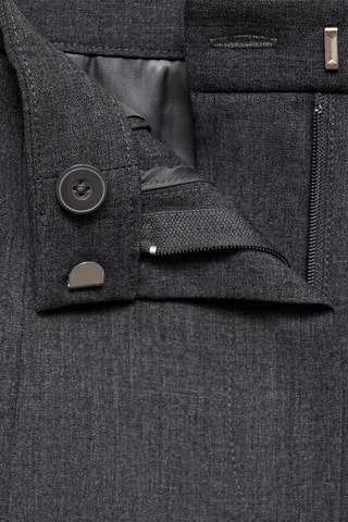 Pantalon pinces wideleg - Gris
