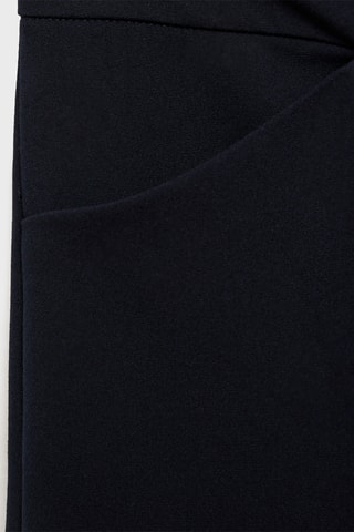 Pantalon pinces wideleg - Bleu nuit